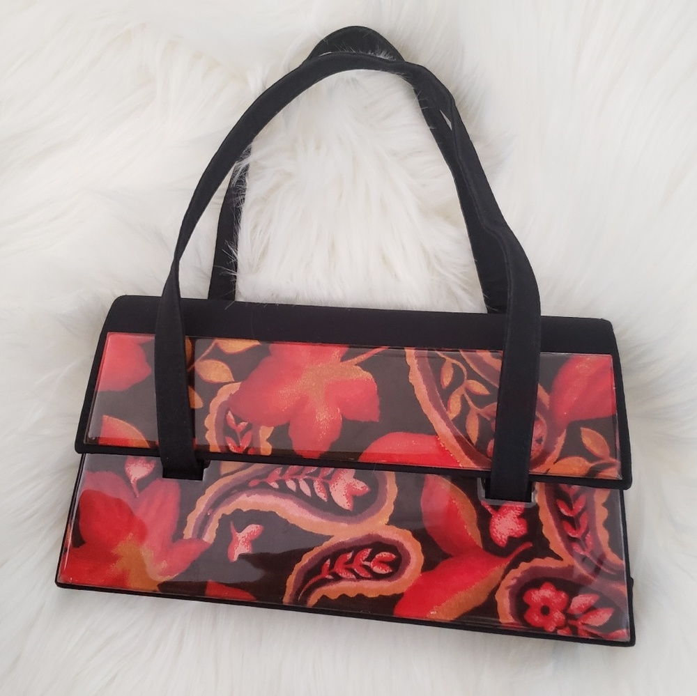 Vintage Angela frascone black print bag